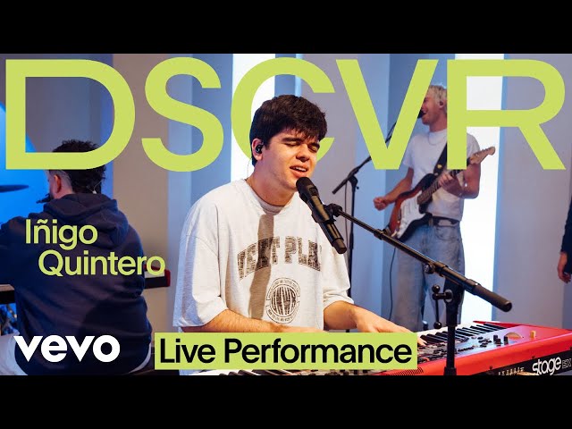 Iñigo Quintero - Si No Estás (Live) | Vevo DSCVR