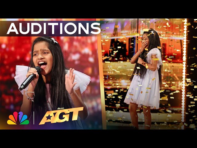 Pranysqa Mishra Receives The GOLDEN BUZZER for "River Deep - Mountain High" | Auditions | AGT 2024
