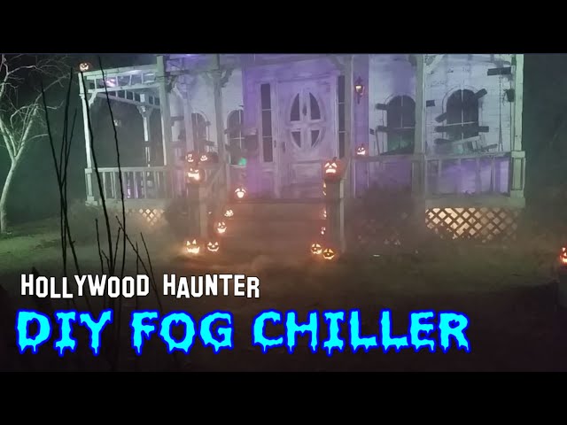 DIY Fog Machine Chiller | Ground Fog Tube Setup For Halloween | Low Lying Fog For A Haunted House
