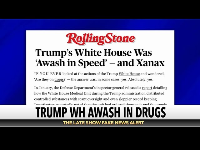 Drugs In Trump’s White House