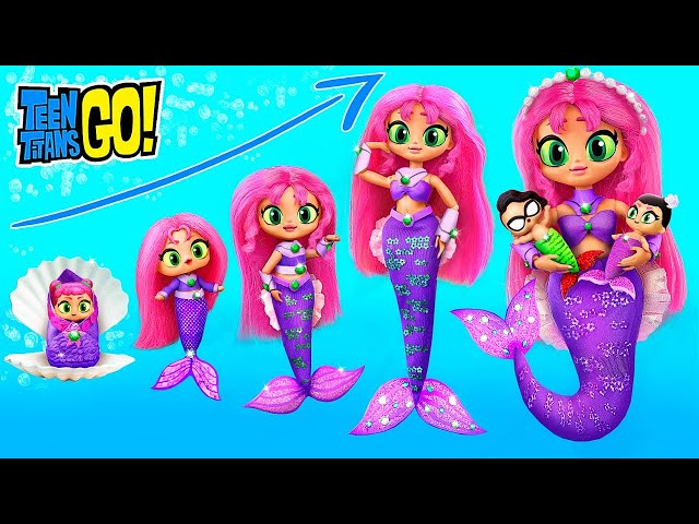 Starfire Mermaid Growing Up! 31 LOL OMG DIYs
