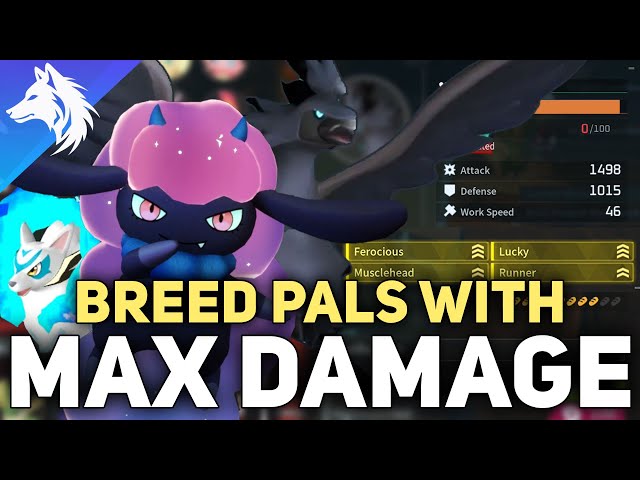 Breeding The STRONGEST Pal With 4 Highest ATTACK TRAITS (1500+ DAMAGE)