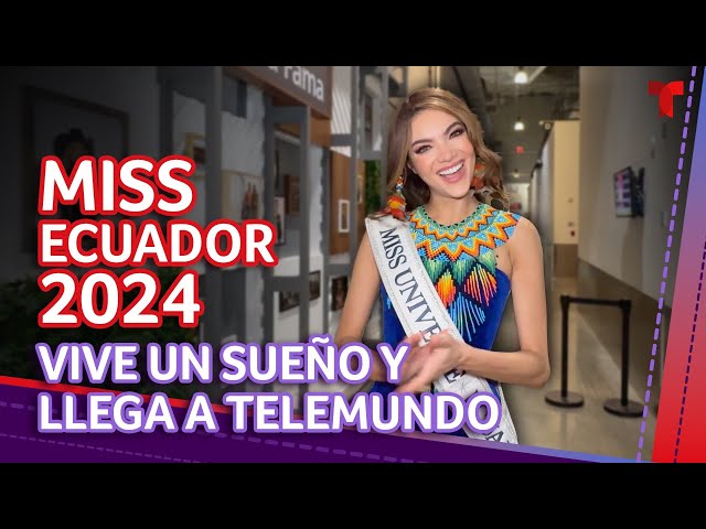 Mara Topic, Miss Universo Ecuador 2024, visita Telemundo | Telemundo Entretenimiento