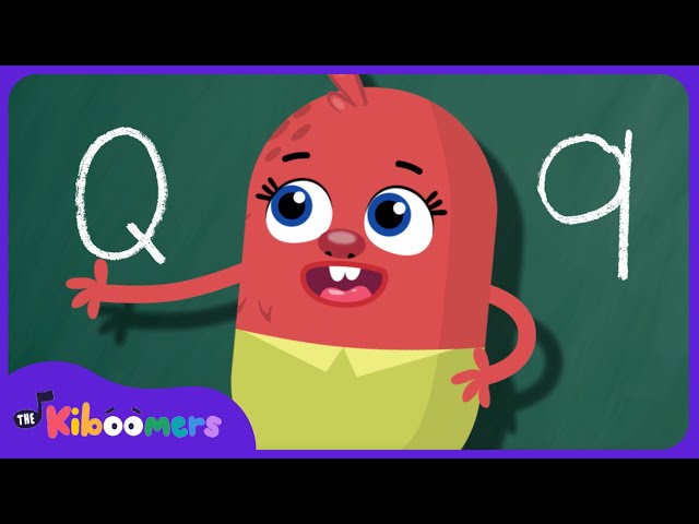 Letter Q Song - THE KIBOOMERS Preschool Phonics Sounds - Uppercase & Lowercase Letters