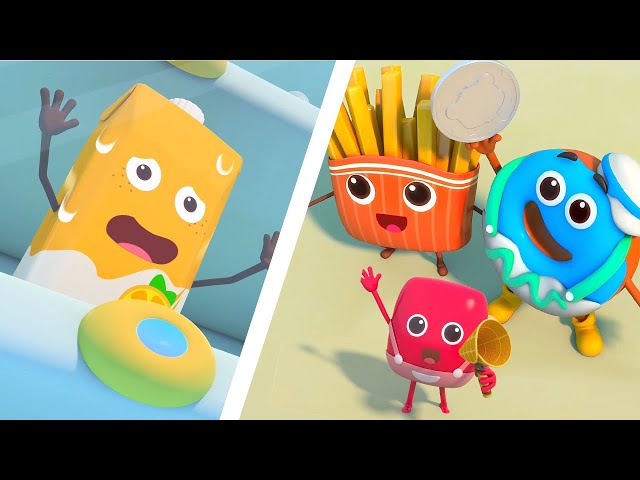 Orange Juice Is Trapped in the Vending Machine | Yummy Foods Animation | Best Kids Cartoon | BabyBus