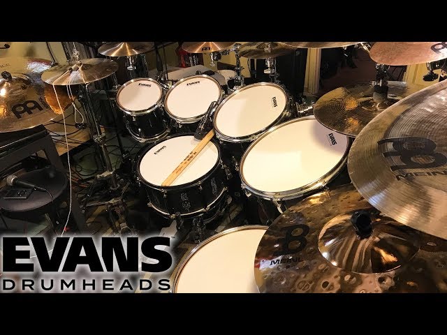 Testing the New Evans UV2 DrumHeads!