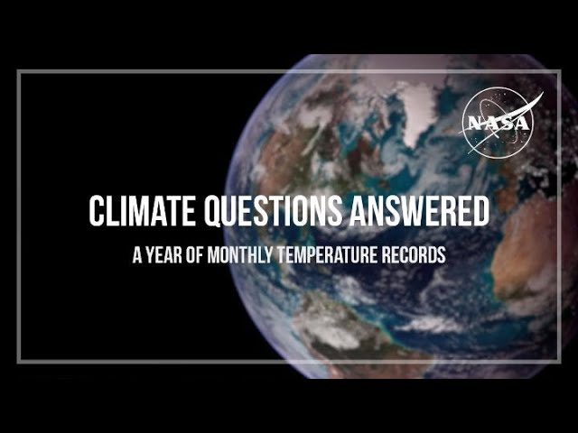 A Year of Monthly Temperature Records