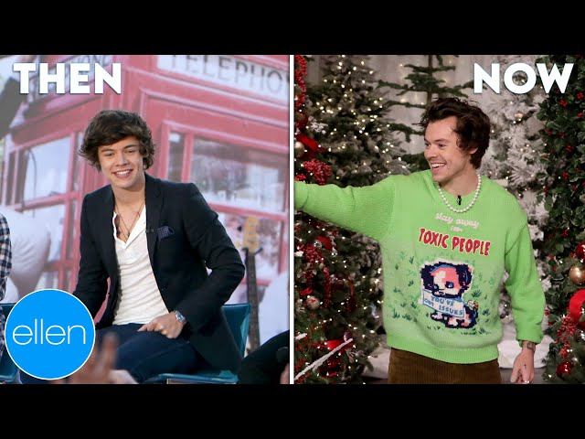 Then & Now: Harry Styles' First and Last Appearances on 'The Ellen Show' | Ellen