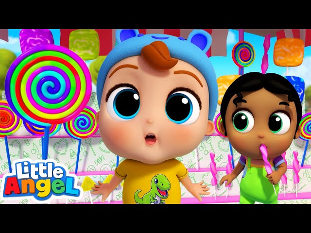 Mix Lollipop Song + Jill's Birthday Spa | Little Angel Kids Songs & Nursery Rhymes