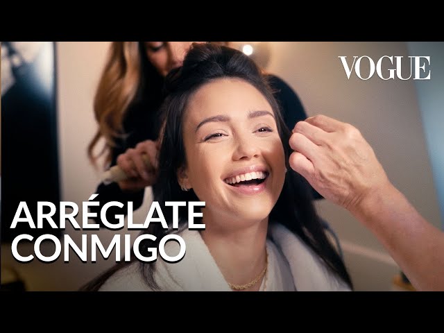 Jessica Alba se prepara para el desfile de Balmain en Paris | Vogue México y Latinoamérica