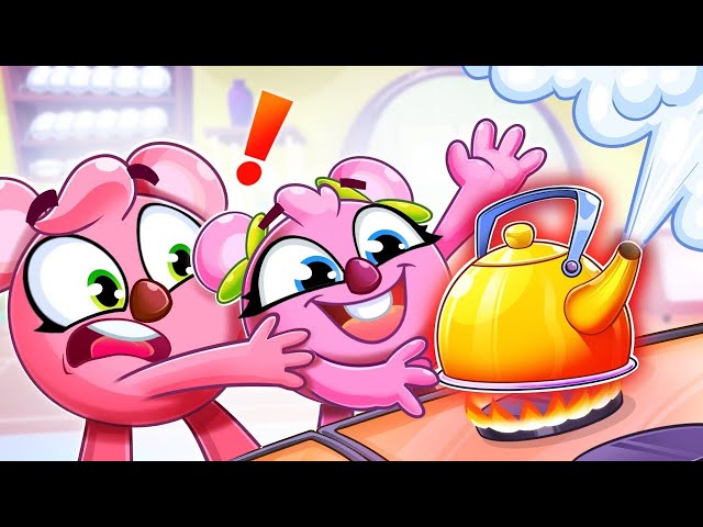 The Cooker's Really Dangerous! Song 🥘🫖 | Safety Kids Songs And Nursery Rhymes by Baby Zoo 😻🐨🐰🦁