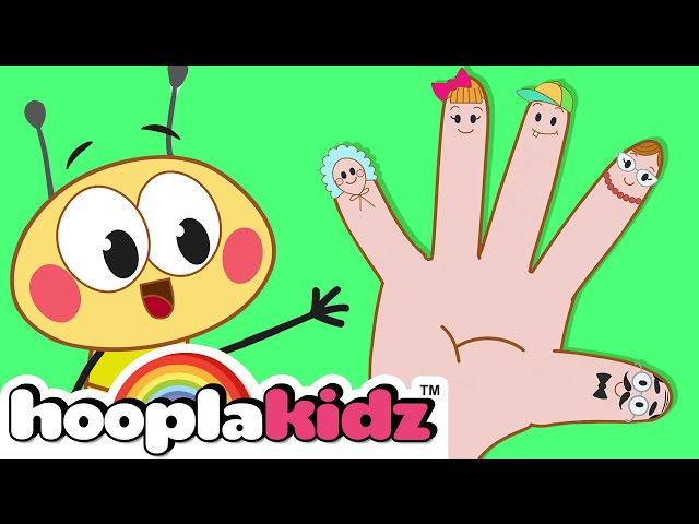 Bee Finger Family | Nursery Rhymes & Baby Songs | HooplaKidz