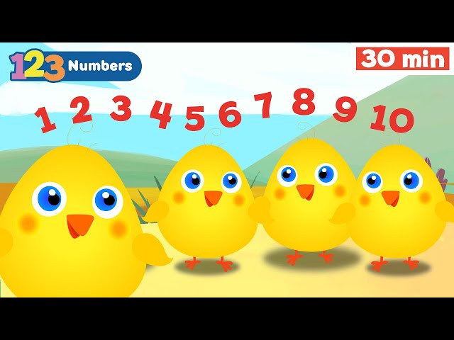 Learn Numbers w Funny Animals for Toddlers | Fun Counting | Numbers around the Globe | Numbers Song