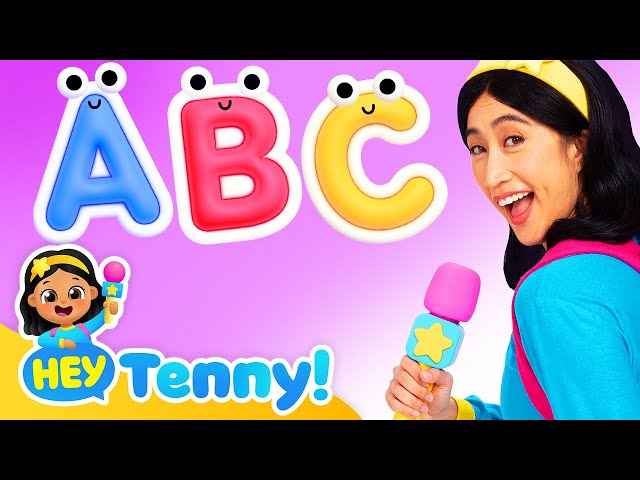 ABC Song 🔠 |  Nursery Rhymes | Educational Video for Kids | Hey Tenny!