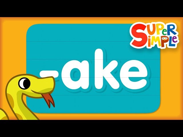 Word Family "ake" | Turn And Learn ABCs | Super Simple ABCs