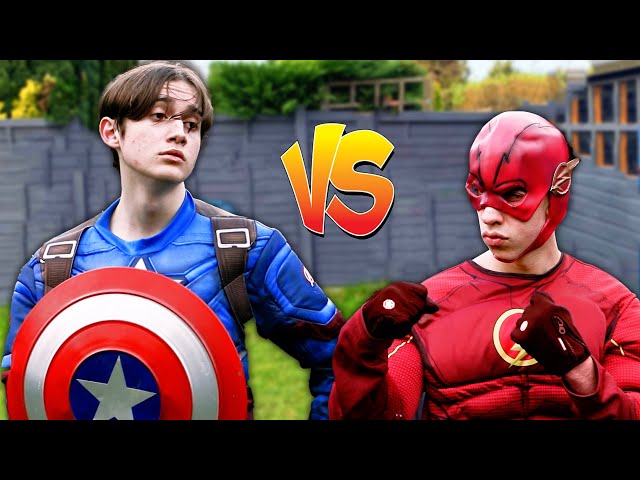 Captain America Vs The Flash - Who Wins? (Avengers Vs Justice League)