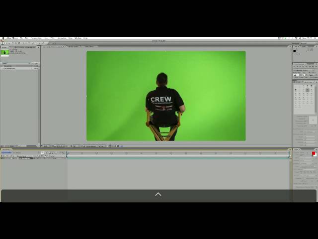 After Effects Tutorial - Chroma Key - Green Screen