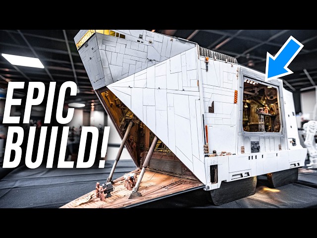 Epic Star Wars Sandcrawler Scale Model Build!