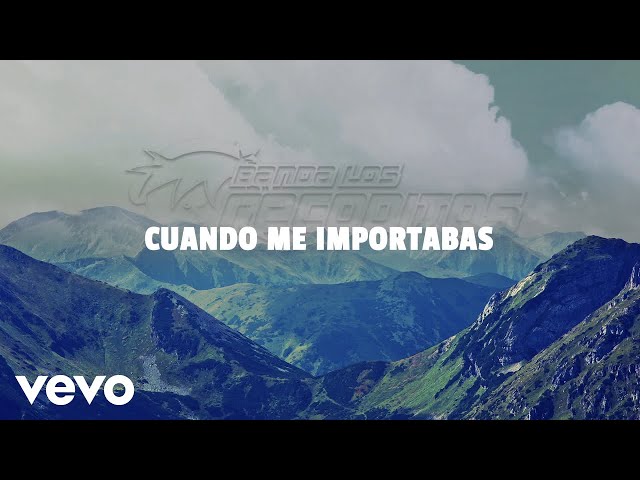 Banda Los Recoditos - Cuando Me Importabas (LETRA)