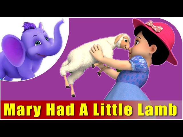 Kids Nursery Rhymes | Mary Had A Little Lamb