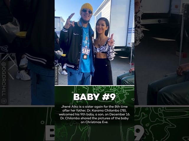 Jhene Aiko’s 78-Year-Old Father Welcomes Ninth Child! #shorts