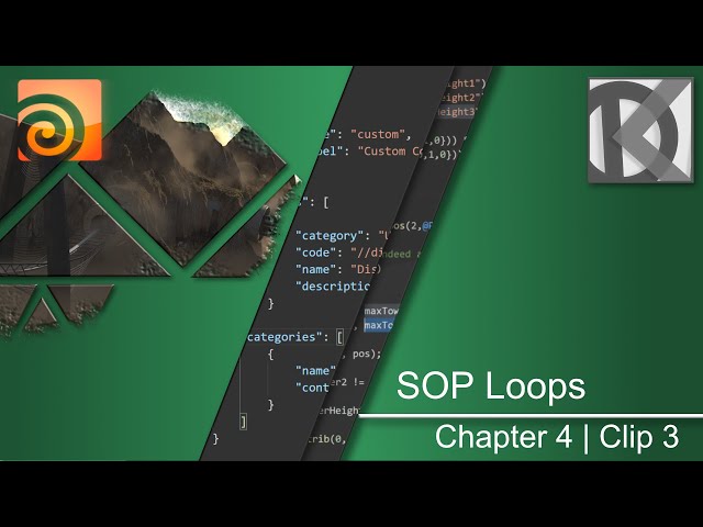 SOP Loop Nodes | Houdini Railsystem | Chapter 4 - Clip 3