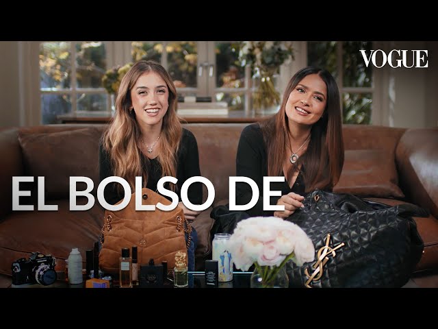 Inside Salma Hayek And Her Daughter Valentina Paloma´s Bag |El bolso de|Vogue México y Latinoamérica