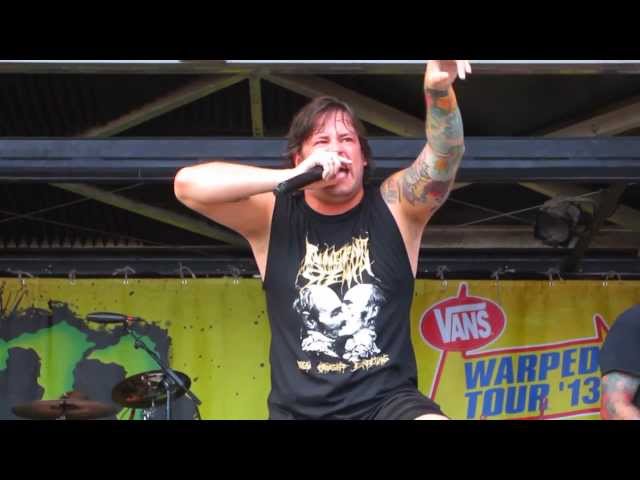The Black Dahlia Murder - In Hell Is Where She Waits For Me at Vans Warped Tour '13