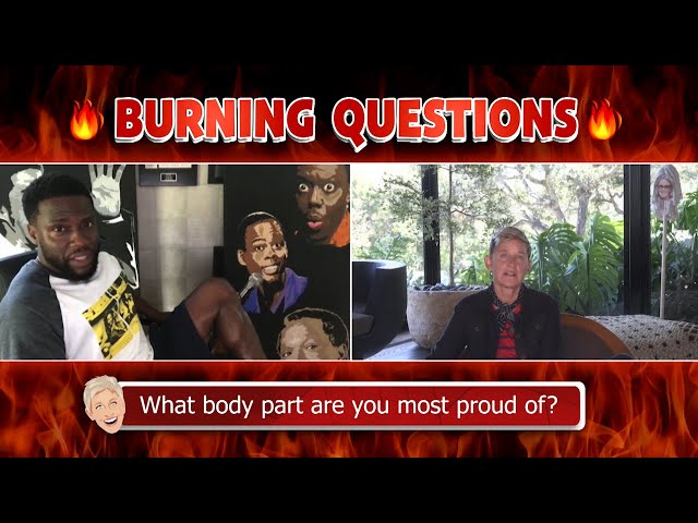 Kevin Hart Answers Ellen’s ‘Burning Questions’