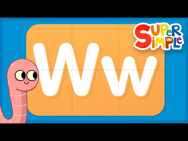 Learn the Alphabet | Letter W | Turn And Learn ABCs