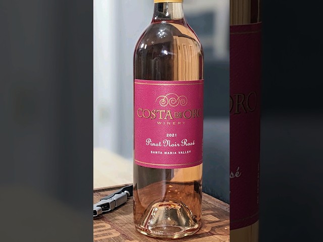 1 Minute Review - Costa De Oro Rosé of Pinot Noir