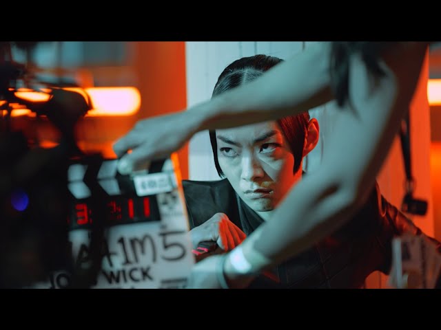 behind the scenes as Akira in John Wick: Chapter 4 | RINA TV