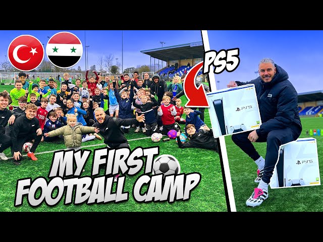 Insane Football Camp: You Won't Believe How Many Kids Were Involved!