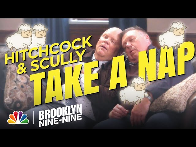 Hitchcock and Scully Sleeping on the Job | NBC's Brooklyn Nine-Nine