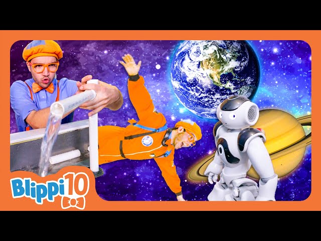 Blippi’s Top 10 Moments: Space and Science! | Blippi's Top 10 | Educational Videos for Kids