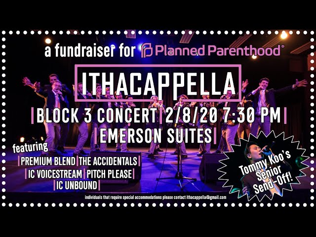 Ithacappella Block 3 Concert! (2020)