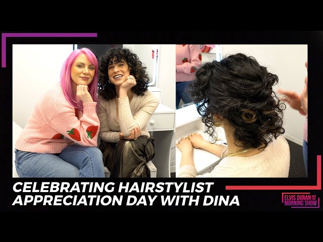 Hairstylist Appreciation Day With Dina With The Pink Hair | Elvis Duran Show