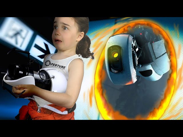 Amelia Plays ... Portal | FREE DAD VIDEOS