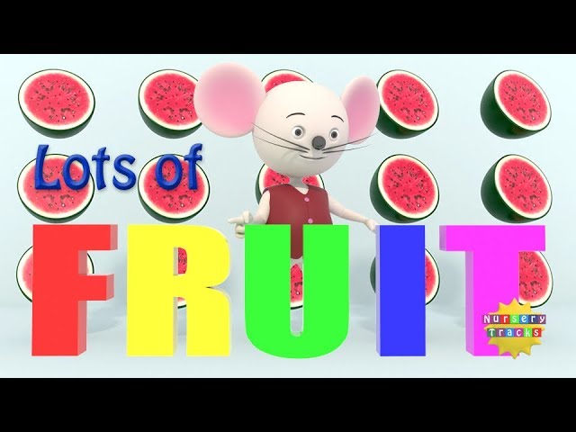 Lots of Fruit | Count Apples, Melons, Peaches, Berries | NurseryTracks
