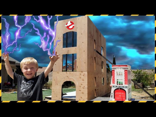 Making the BIGGEST Ghostbusters TOY PLAYSET EVER! (Pt.1)