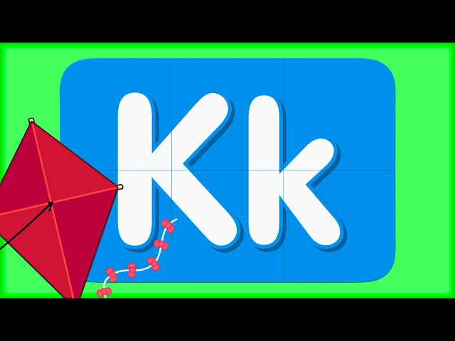 Turn the alphabet tiles to learn about words that start with the letter K! | Turn & Learn ABCs