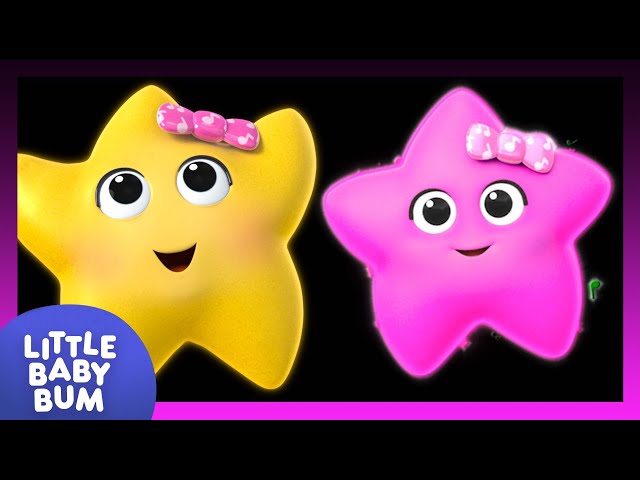 NEW! Mindful Stars & Moon | Calming Sensory Animation | Baby Songs | Little Baby Bum 🌙✨
