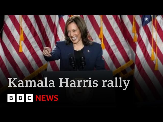 Kamala Harris campaign launch: “election a choice between freedom and chaos” | BBC News