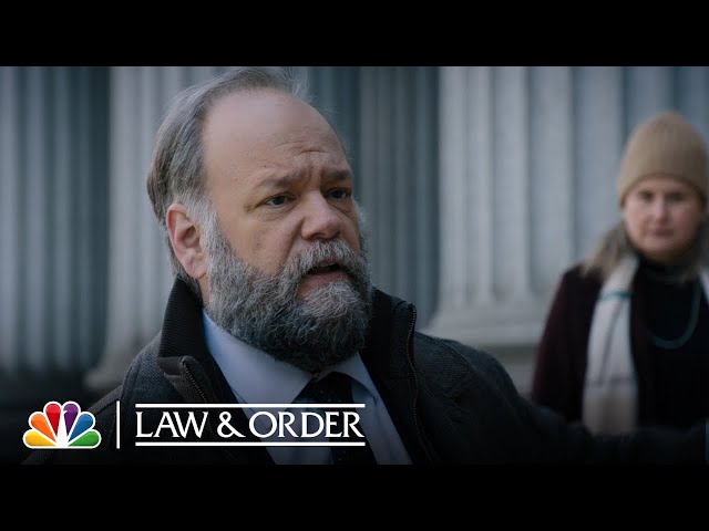 Murder Victim’s Father Scolds Price and Maroun Outside Courthouse | NBC's Law & Order
