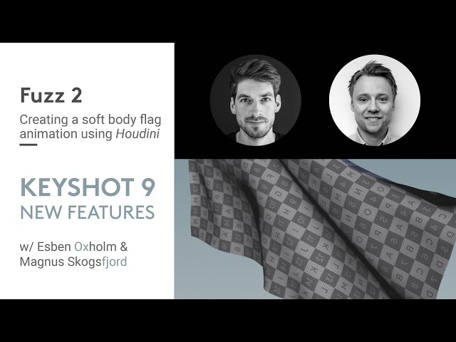 How to set up a basic soft body flag animation in Houdini 18 using the Vellum Cloth Solver