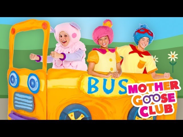 The Wheels on the Bus Go Round and Round - Mother Goose Club Phonics Songs