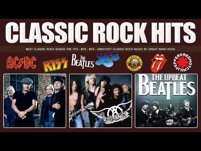 Pink Floyd,The Who,CCR, AC/DC,The Police, Aerosmith, Queen💥Classic Rock Songs Full Album 70s 80s 90s