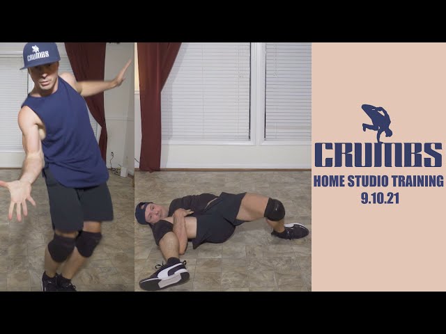 Bboy Crumbs | Home Studio Training Session | 9.10.21