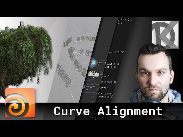 Curve Normals For Stones In Houdini | Floating Island Series #4