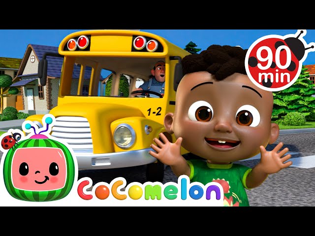 Wheels on the Bus with Cody and JJ | CoComelon - It's Cody Time | Nursery Rhymes for Babies